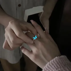 Blue Color Luminous Ring
