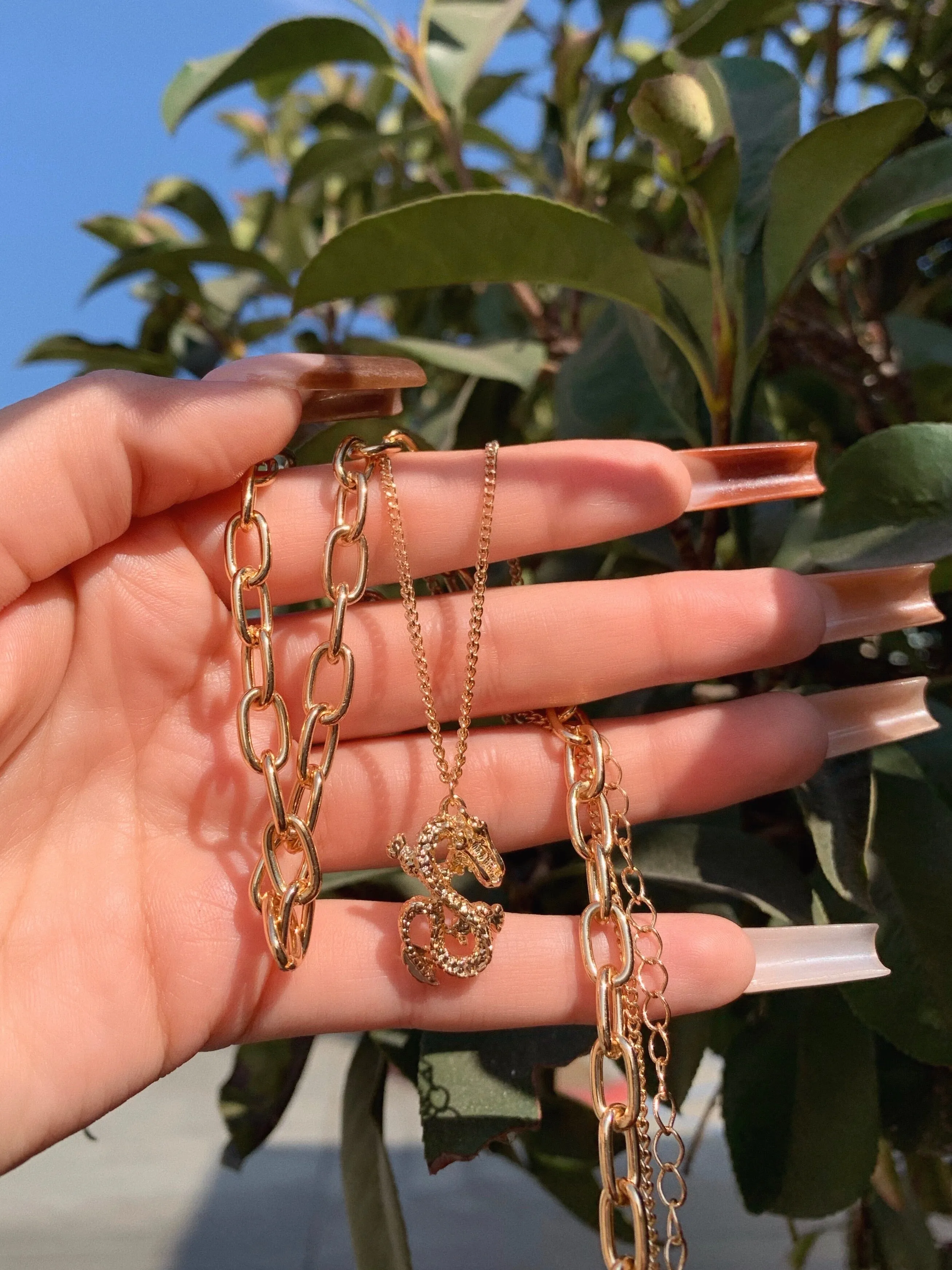 cleo layered necklace