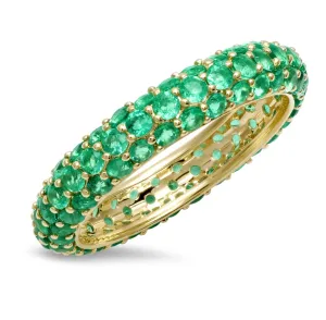Eriness Emerald Domed Ring