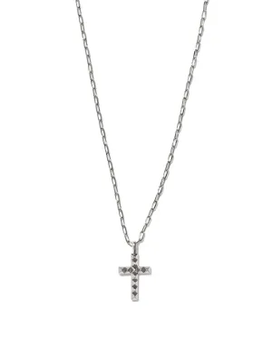 Jada Cross Pendant Necklace in Silver