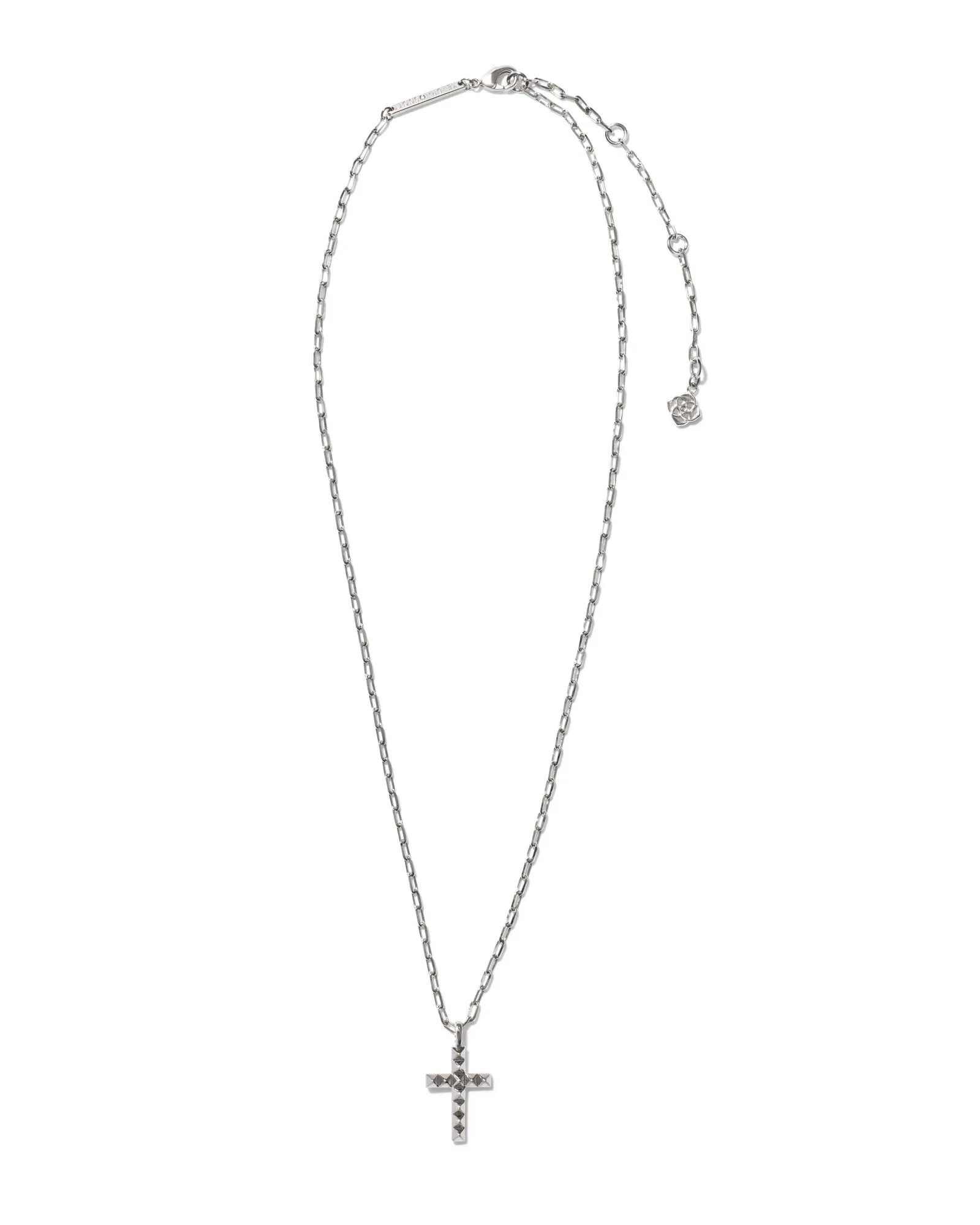 Jada Cross Pendant Necklace in Silver