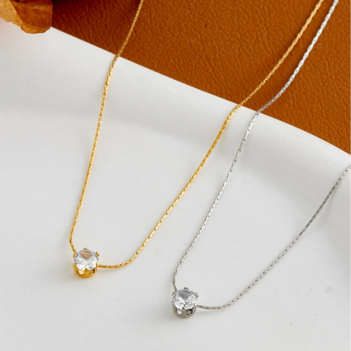 JOANNE  Minimalist Classic Charm Necklace