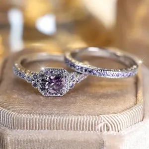 Ladies Wedding Ring Set