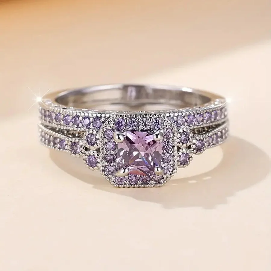 Ladies Wedding Ring Set