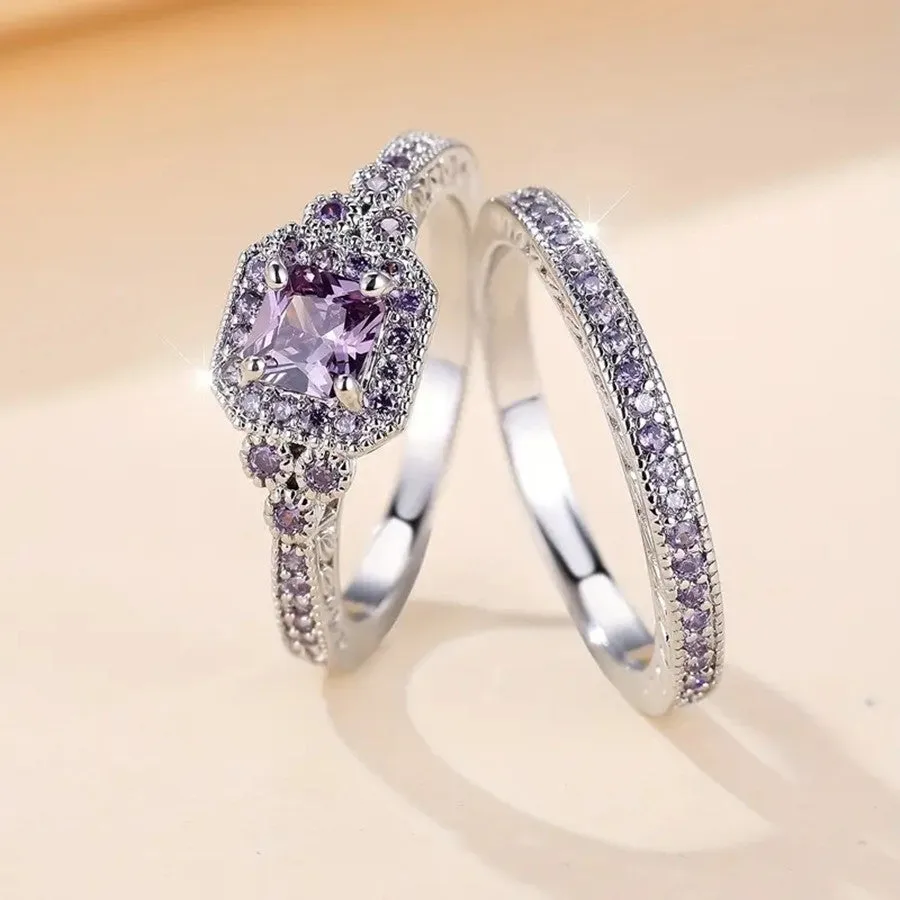 Ladies Wedding Ring Set