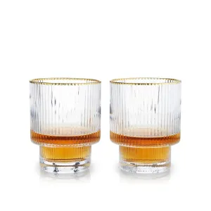 Meridian Crystal Lowball Tumblers (Set of 2)