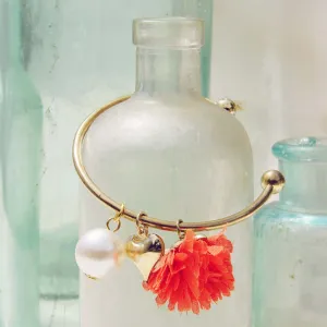 Peach Blossom Bracelet in Peach