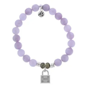 T.Jazelle- Kunzite Stone "Unbreakable" Charm Bracelet