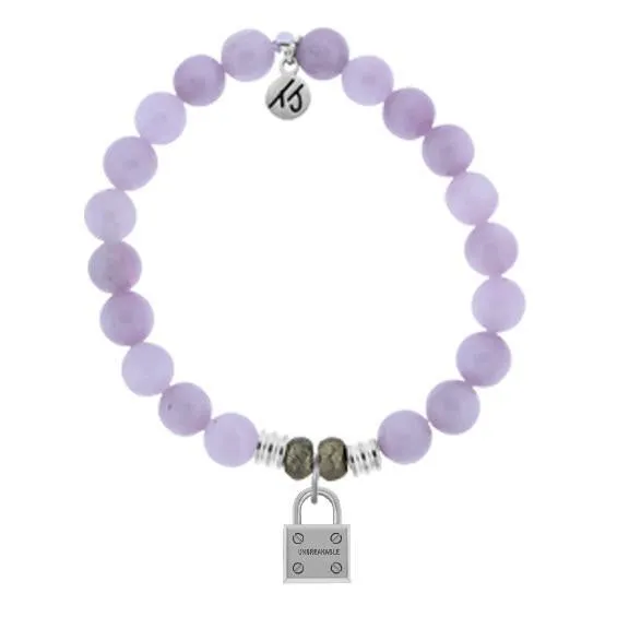 T.Jazelle- Kunzite Stone "Unbreakable" Charm Bracelet